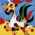 Joan Miró Painting of Rooster